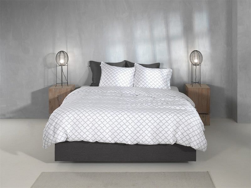 Zo Home dekbedovertrek satijn Linea di Satinado White