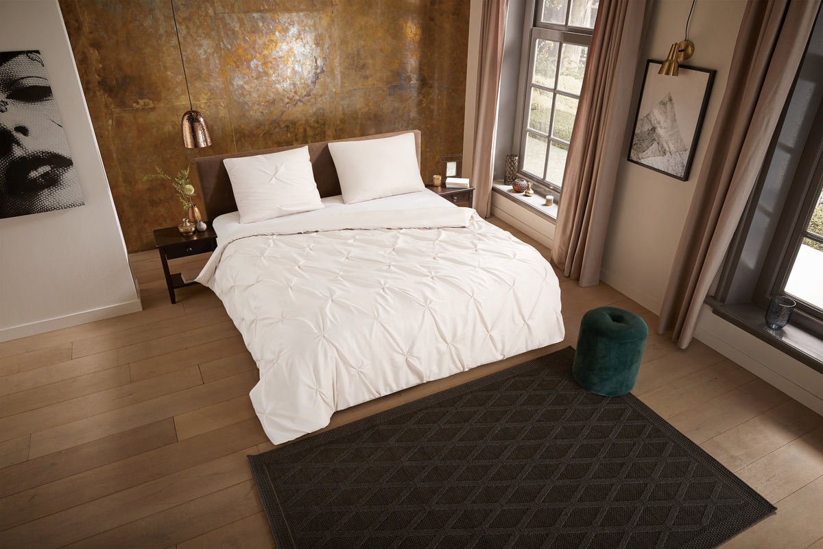 Housse de couette Pure Microfiber Elegance - Sable