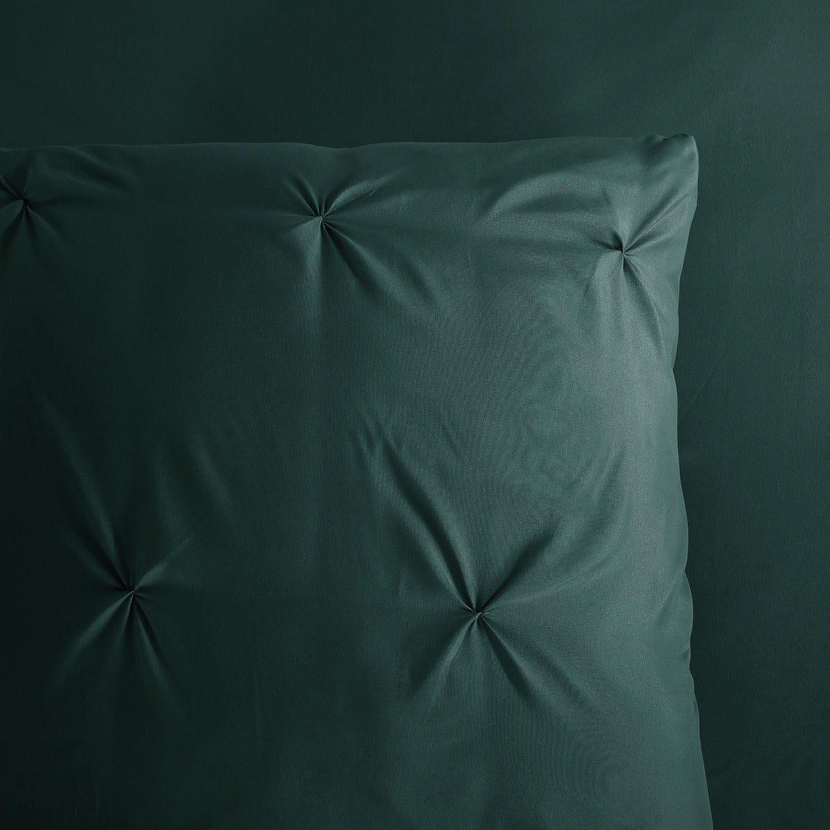 Pure Dekbedovertrek Microfiber Elegance - Dark Green