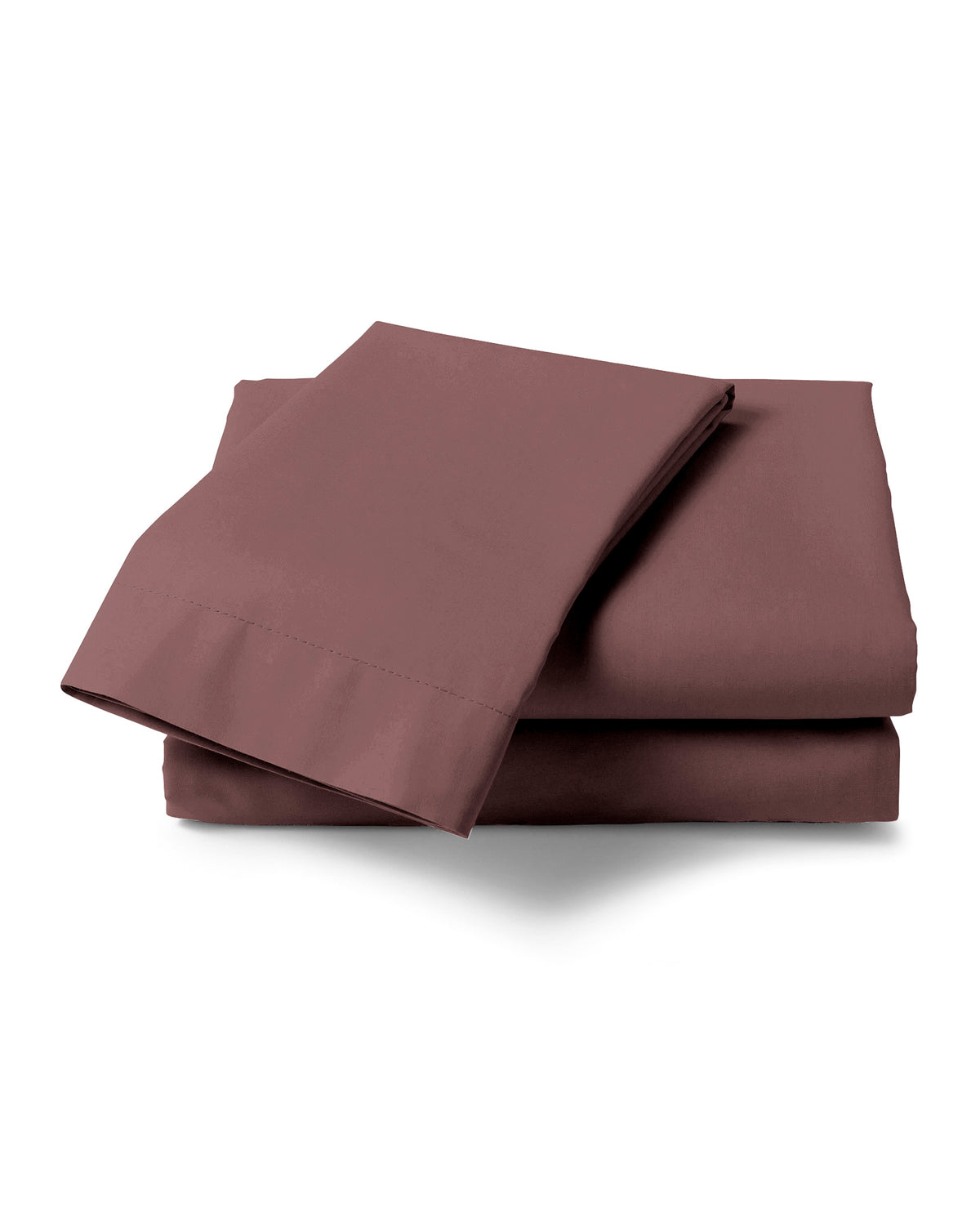 Heckettlane laken Elementi Marsala Brown satijn