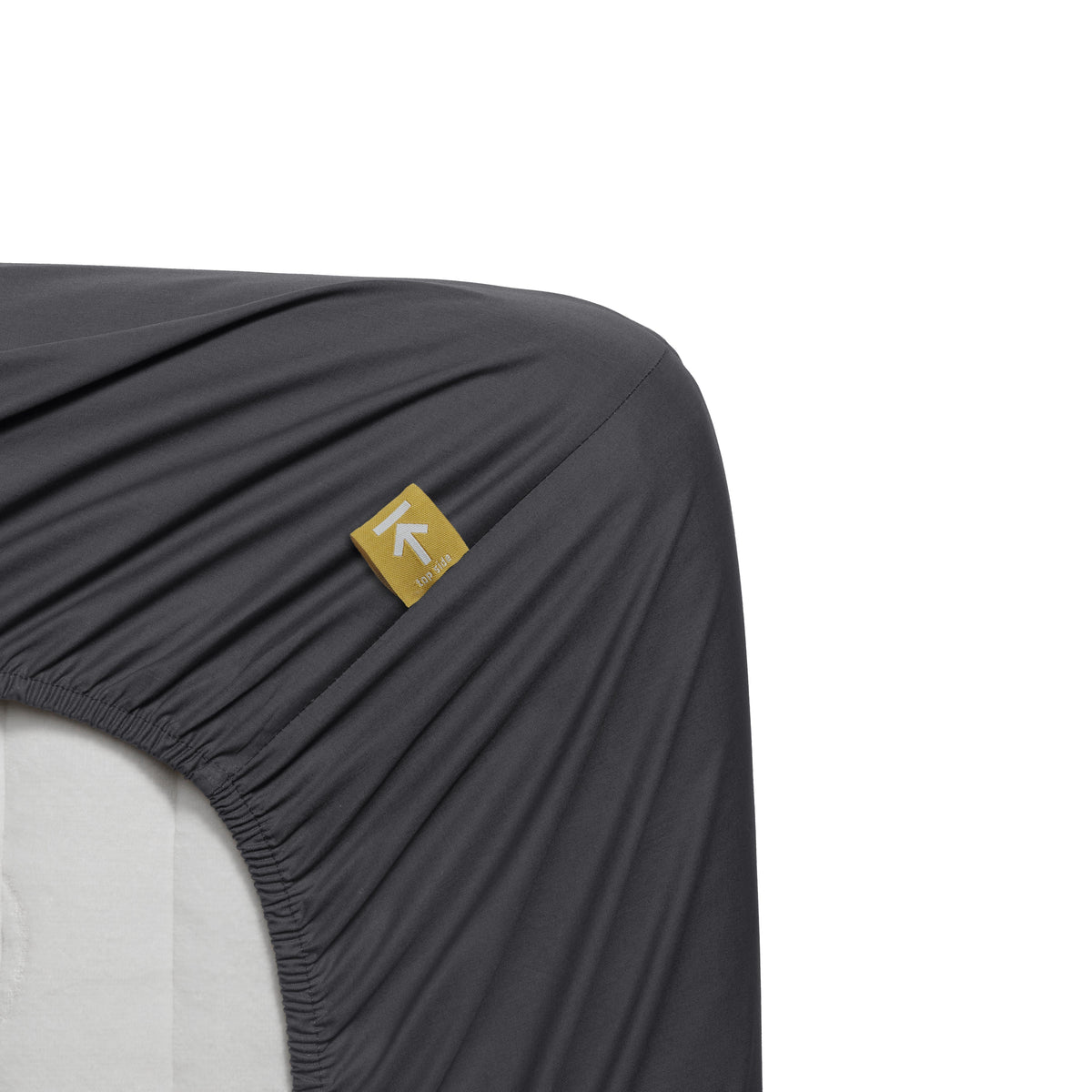 Beddinghouse hoeslaken katoen percale Antraciet #maat_90 x 200 cm