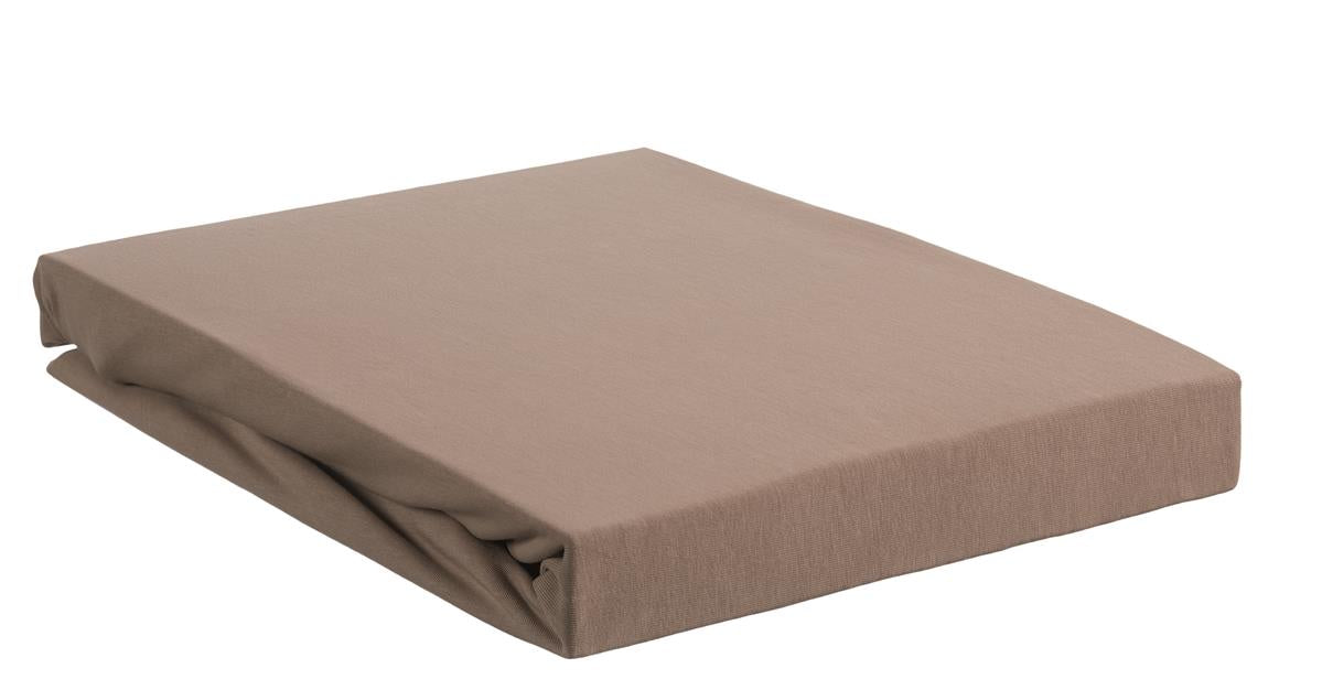 Beddinghouse hoeslaken jersey stretch Taupe