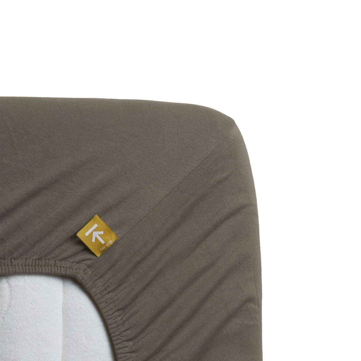 Beddinghouse hoeslaken jersey stretch Warm Grey #maat_90 x 200/220 cm