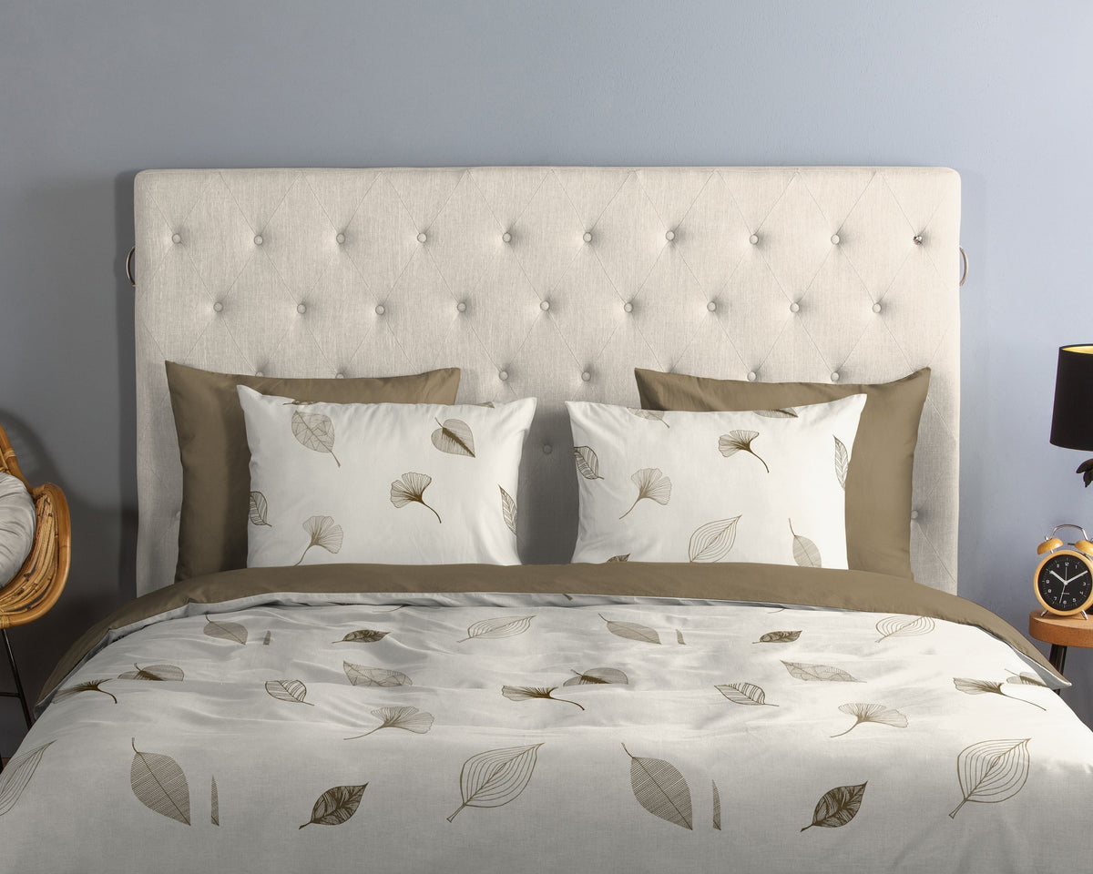 Good Morning dekbedovertrek katoen Saar, ecru
