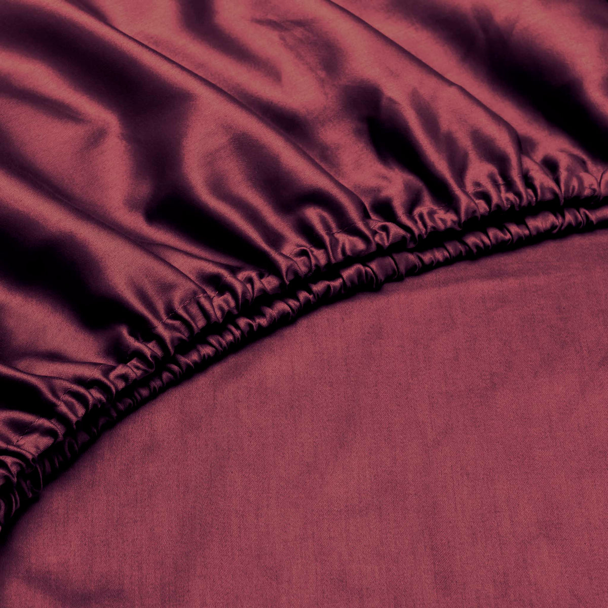 Zo Home hoeslaken Satinado Mauve Lilac satijn
