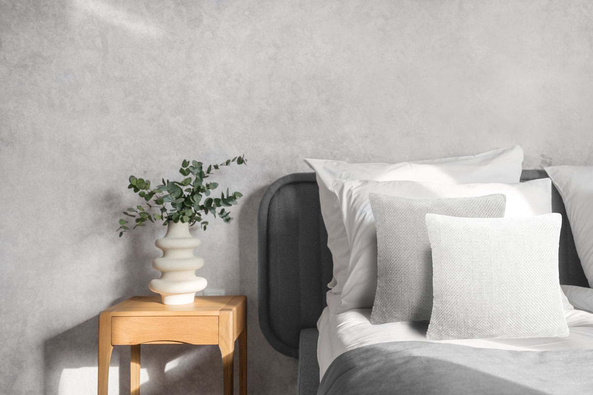 Heckettlane sierkussen Panama White polyester