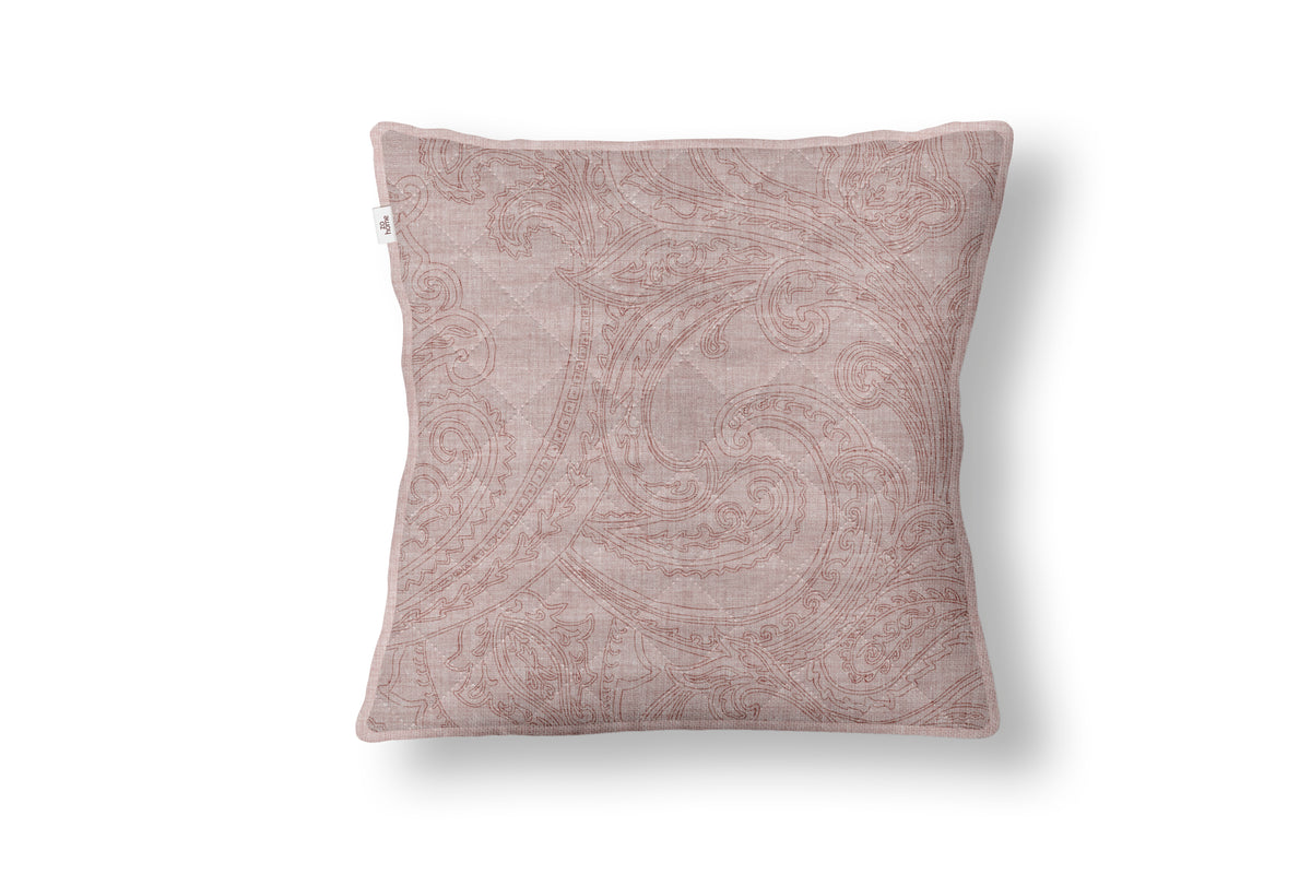Zo Home sierkussen Paisley di Lino Shell Nude polyester