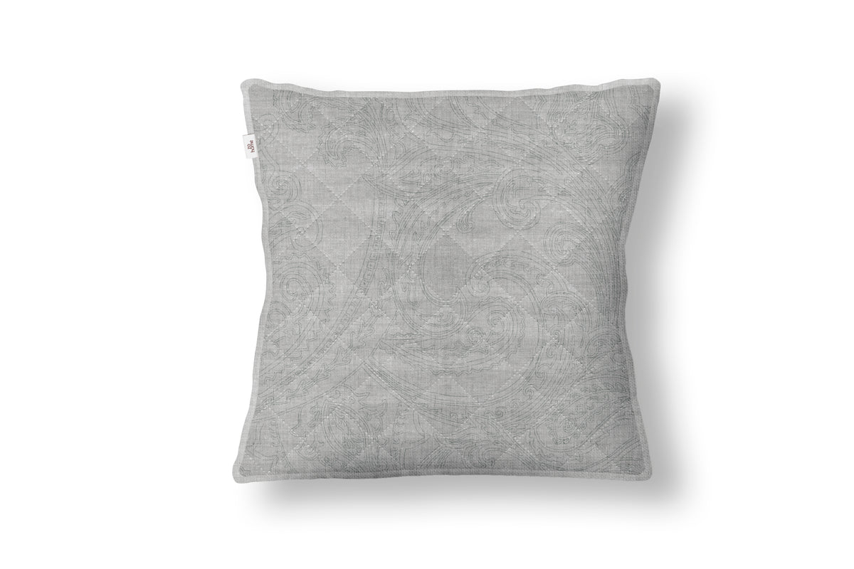 Zo Home sierkussen Paisley di Lino Dove Grey polyester