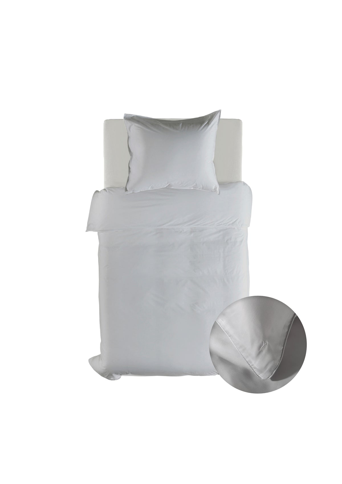Yellow dekbedovertrek Suite New York Vaporous Grey lyocell