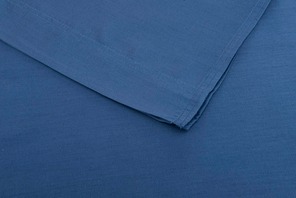 Zo Home laken Satinado Evening Blue satijn
