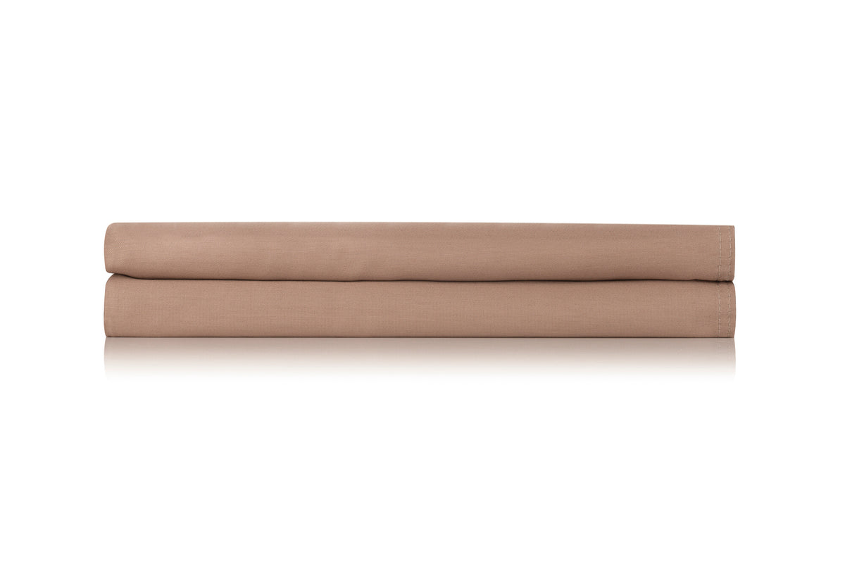 Zo Home hoeslaken Satinado Praline Brown satijn