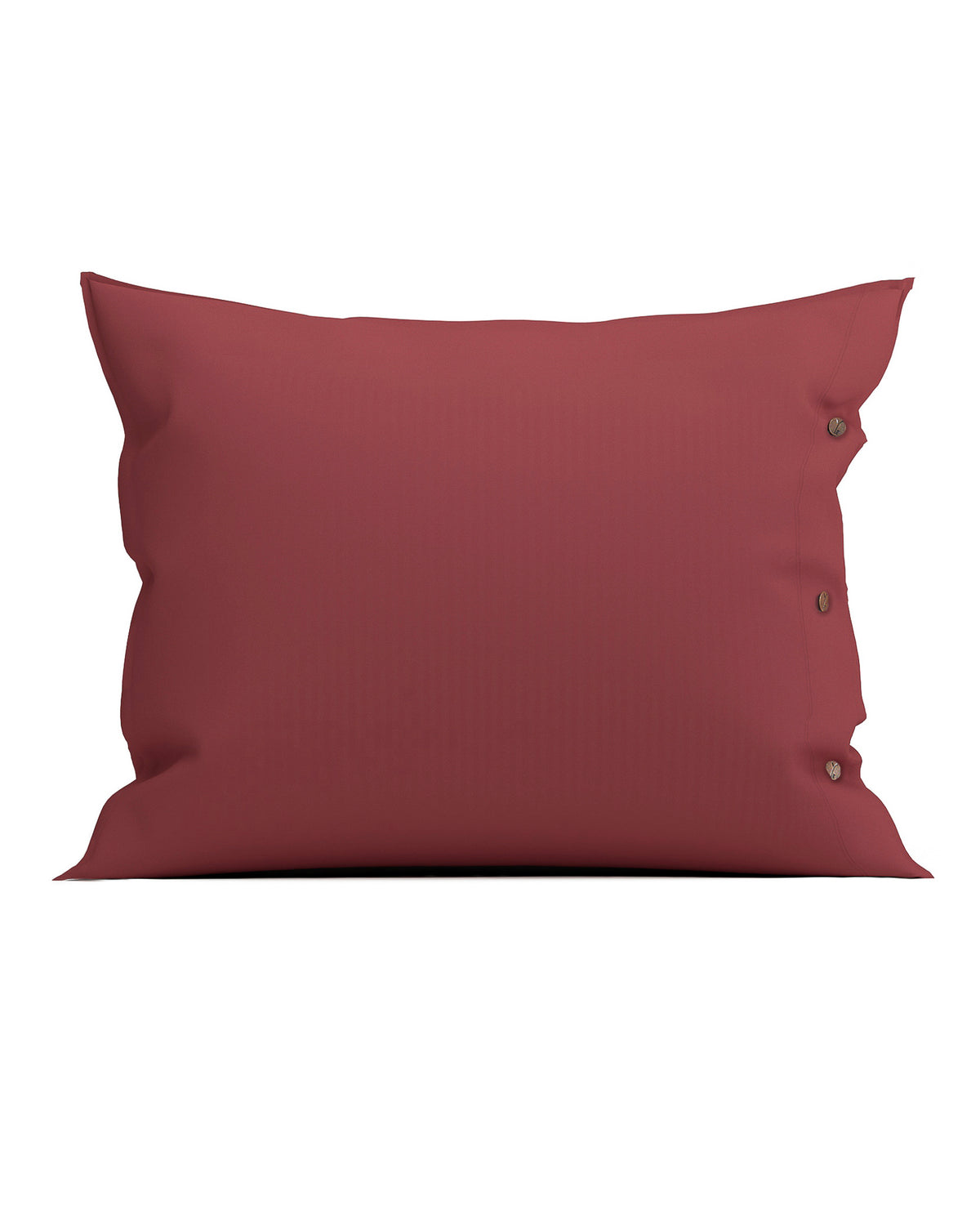 Yellow kussensloop Percale Spicy Red percale