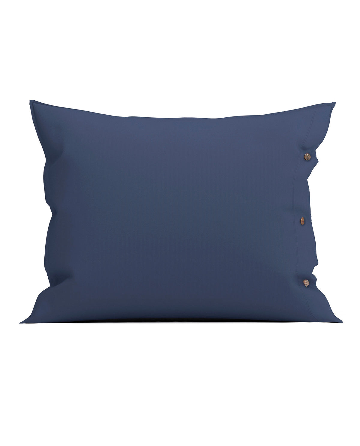 Yellow kussensloop Percale Midnight Blue percale