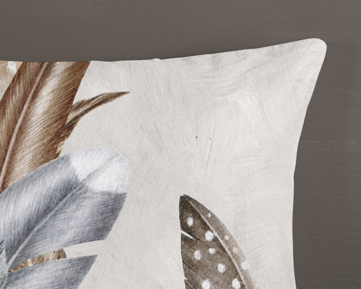 Good Morning Housse de couette en flanelle Eina - Sable