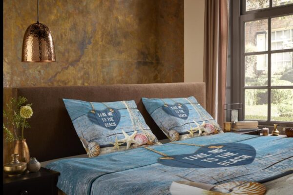 Pure Housse de Couette Microfibre Plage - Multi