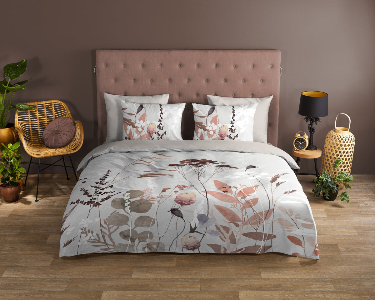 Good Morning Housse de Couette Coton Moya - Gris