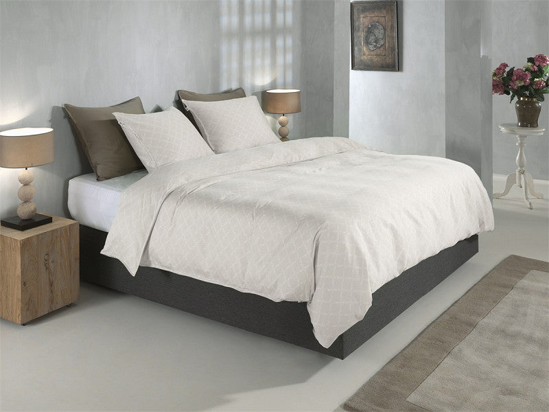 Zo Home dekbedovertrek satijn Linea di Satinado Off-White