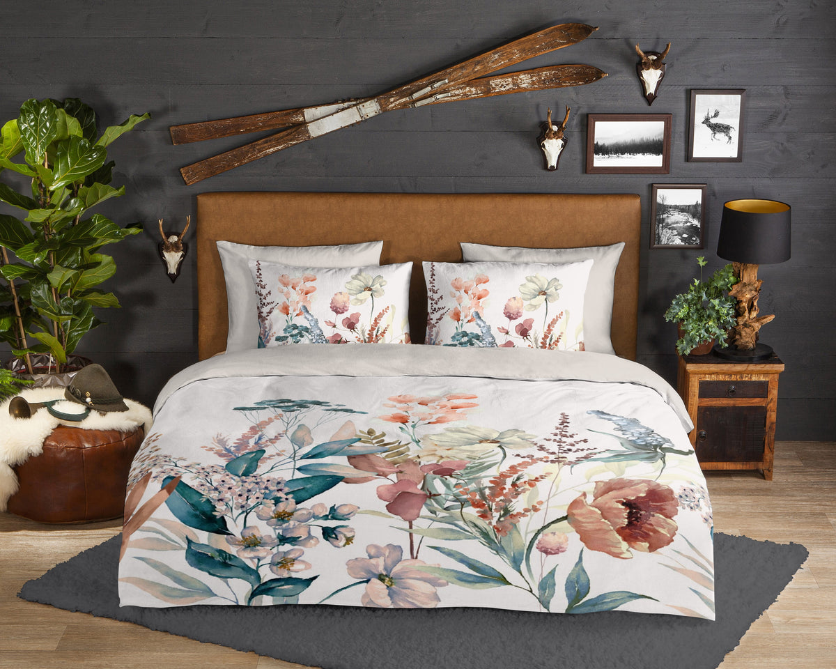 Good Morning Dekbedovertrek Flanel Aime - Multi