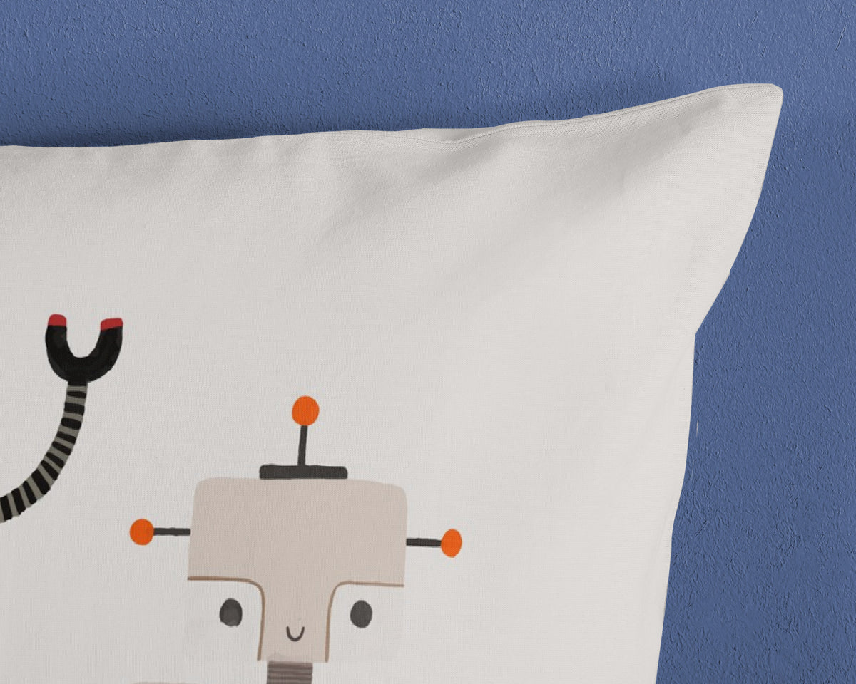 Good Morning Housse de Couette Coton Robo Multi