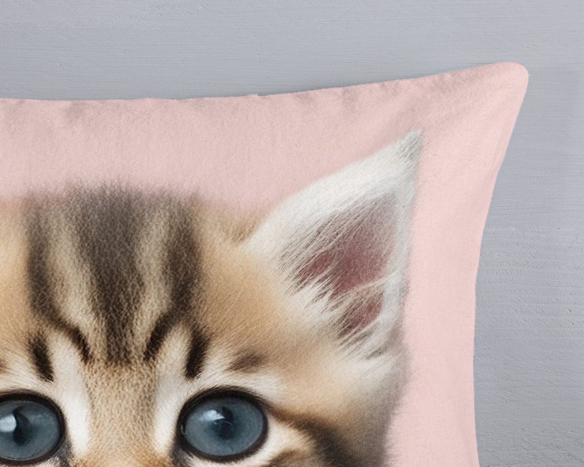 Good Morning Bettbezug Flanell Meow Pink