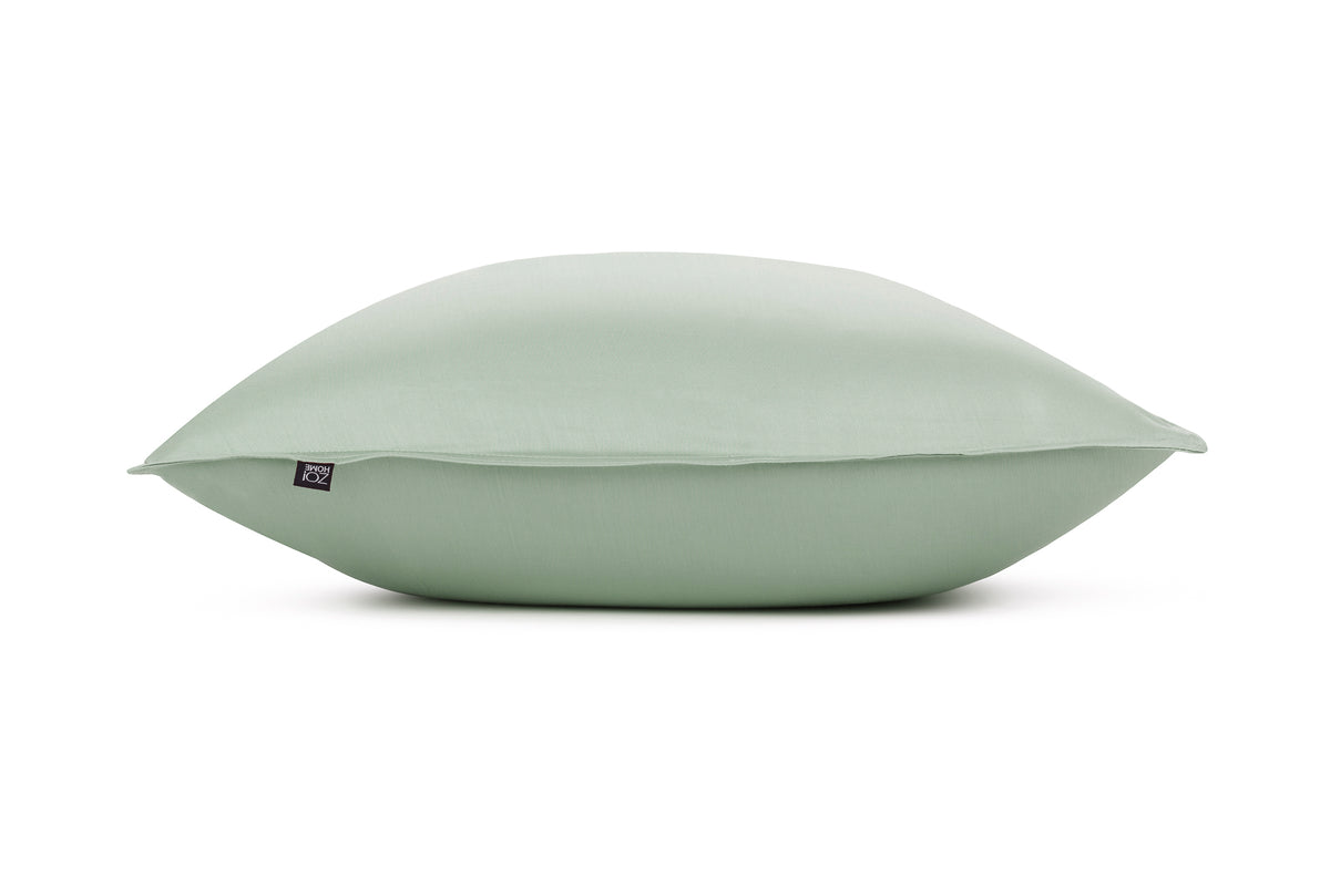 Zo Home kussensloop Satinado Foam Green satijn