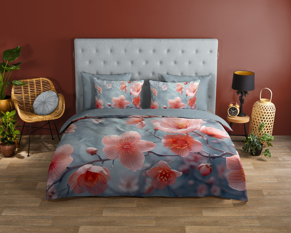 Bonjour Housse de couette Coton Sartre - Gris