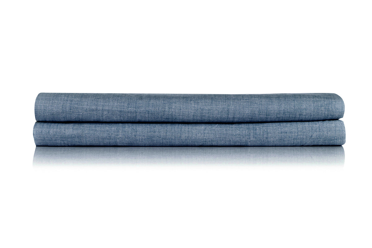 Zo Home laken Lino Bonnet Blue katoen