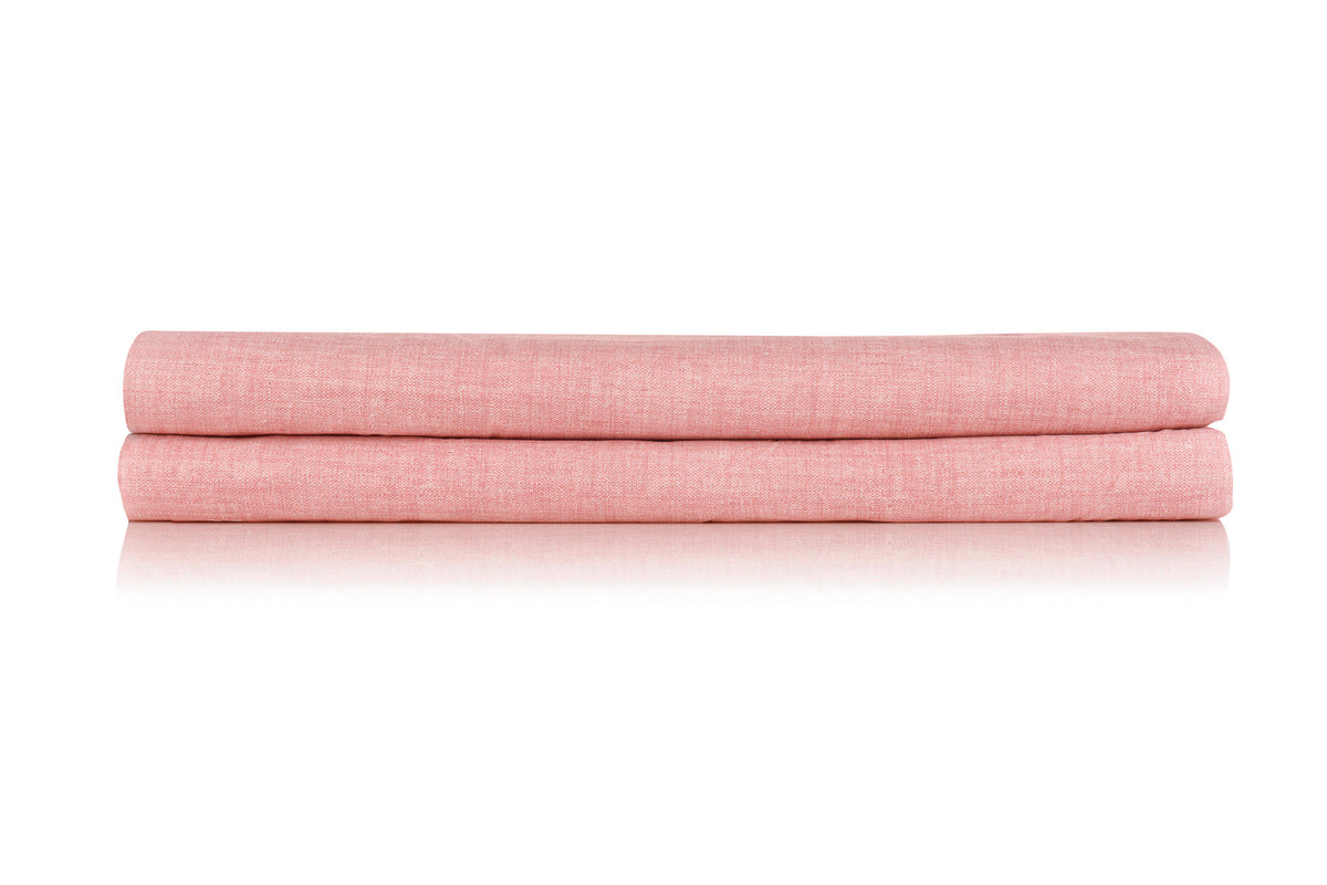Zo Home laken Lino Shell Red katoen