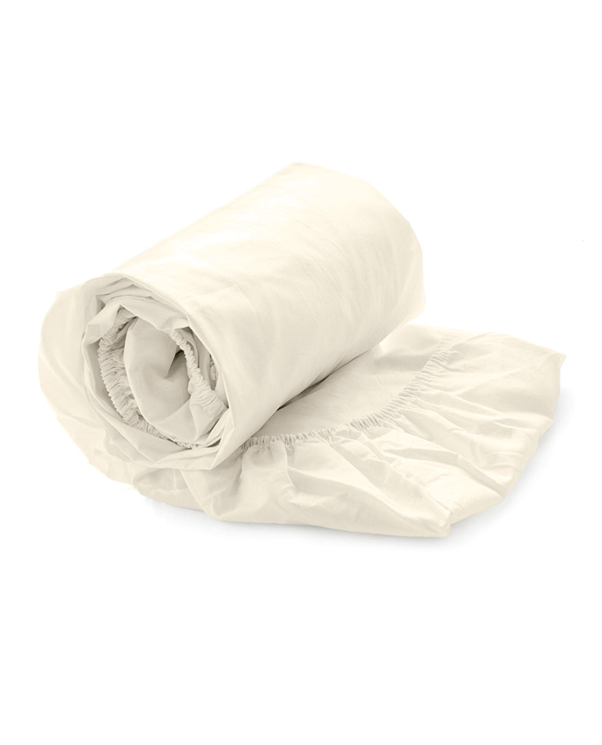 Yellow hoeslaken Suite Mumbai Off white percale