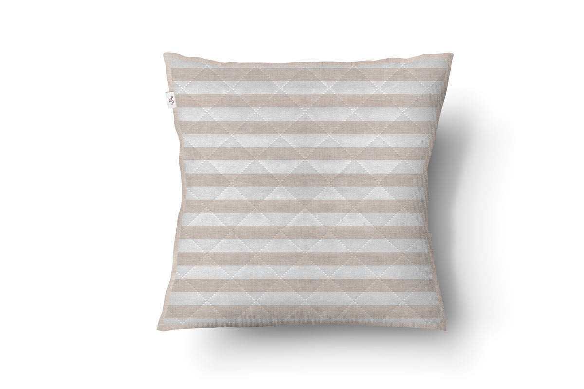 Zo Home sierkussen Banda di Lino Sandy Beige polyester