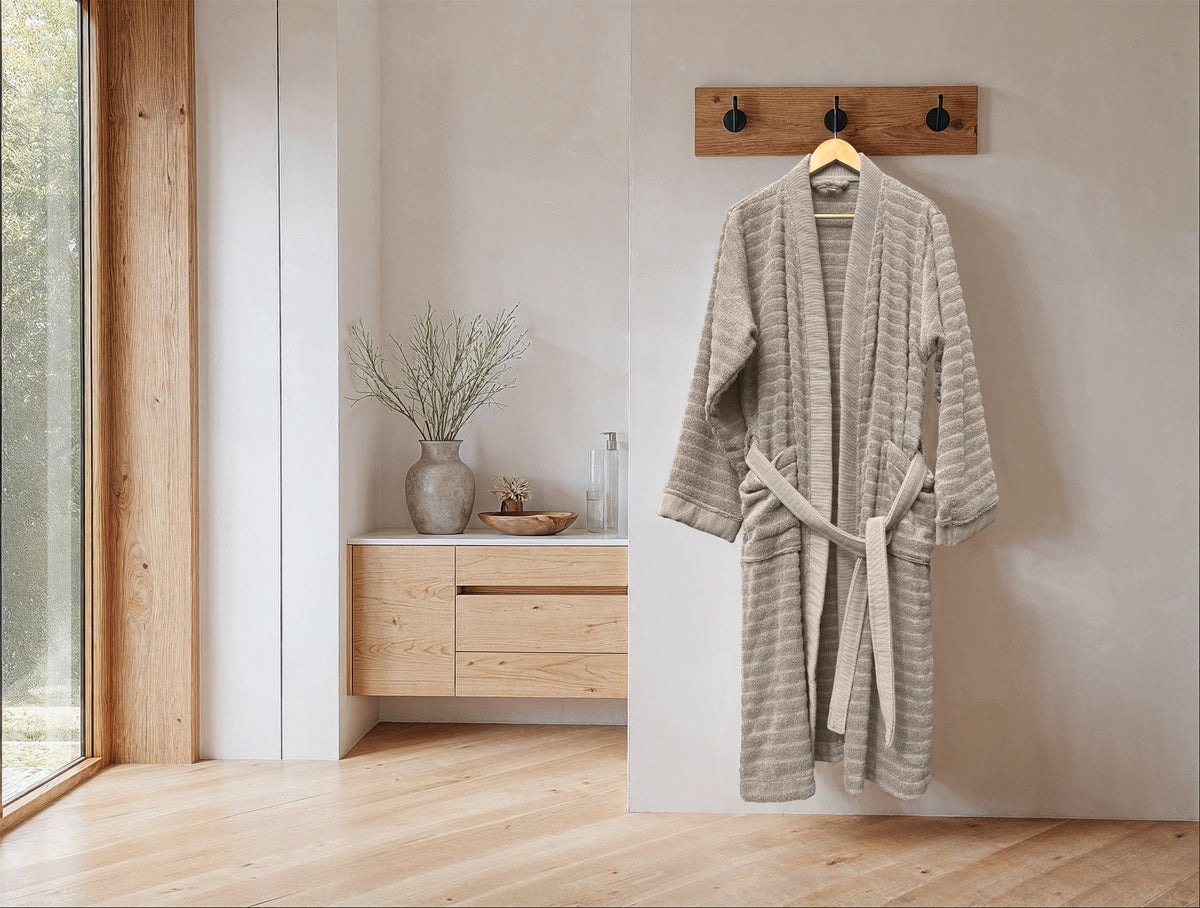 Heckettlane badjas Prestige Taupe
