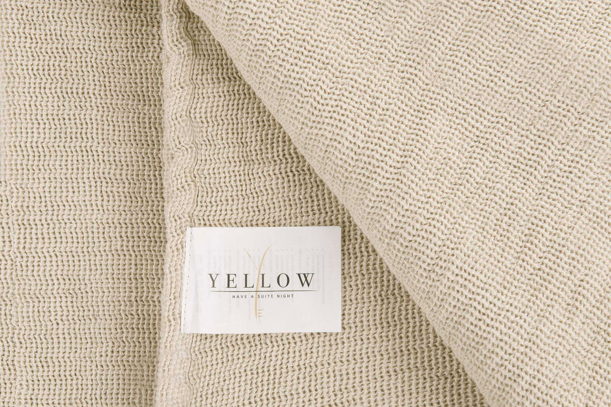 Yellow bedsprei ICA Tutta Natura katoen