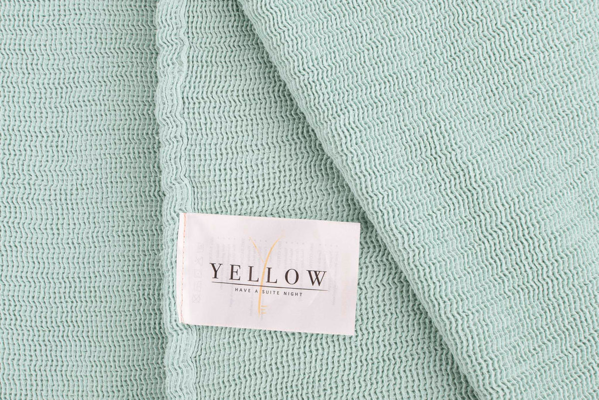 Yellow bedsprei ICA Spa Blue katoen