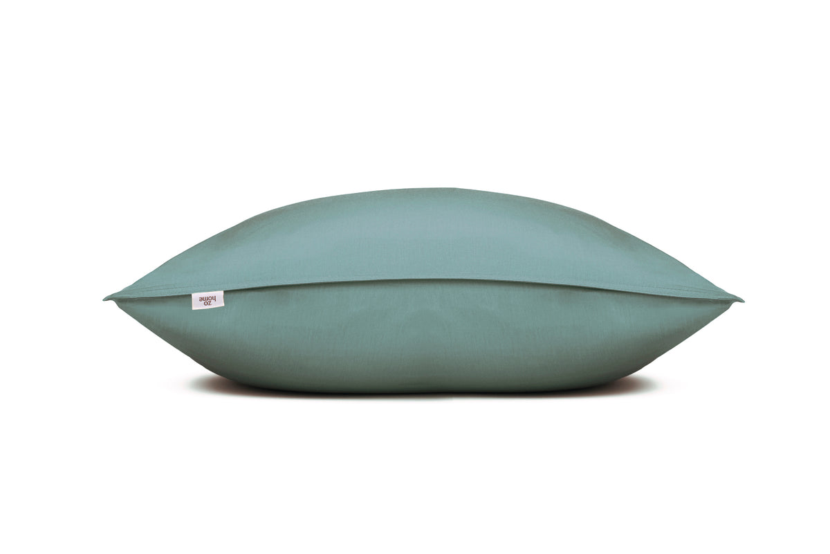 Zo Home kussensloop Satinado Drizzle Green satijn