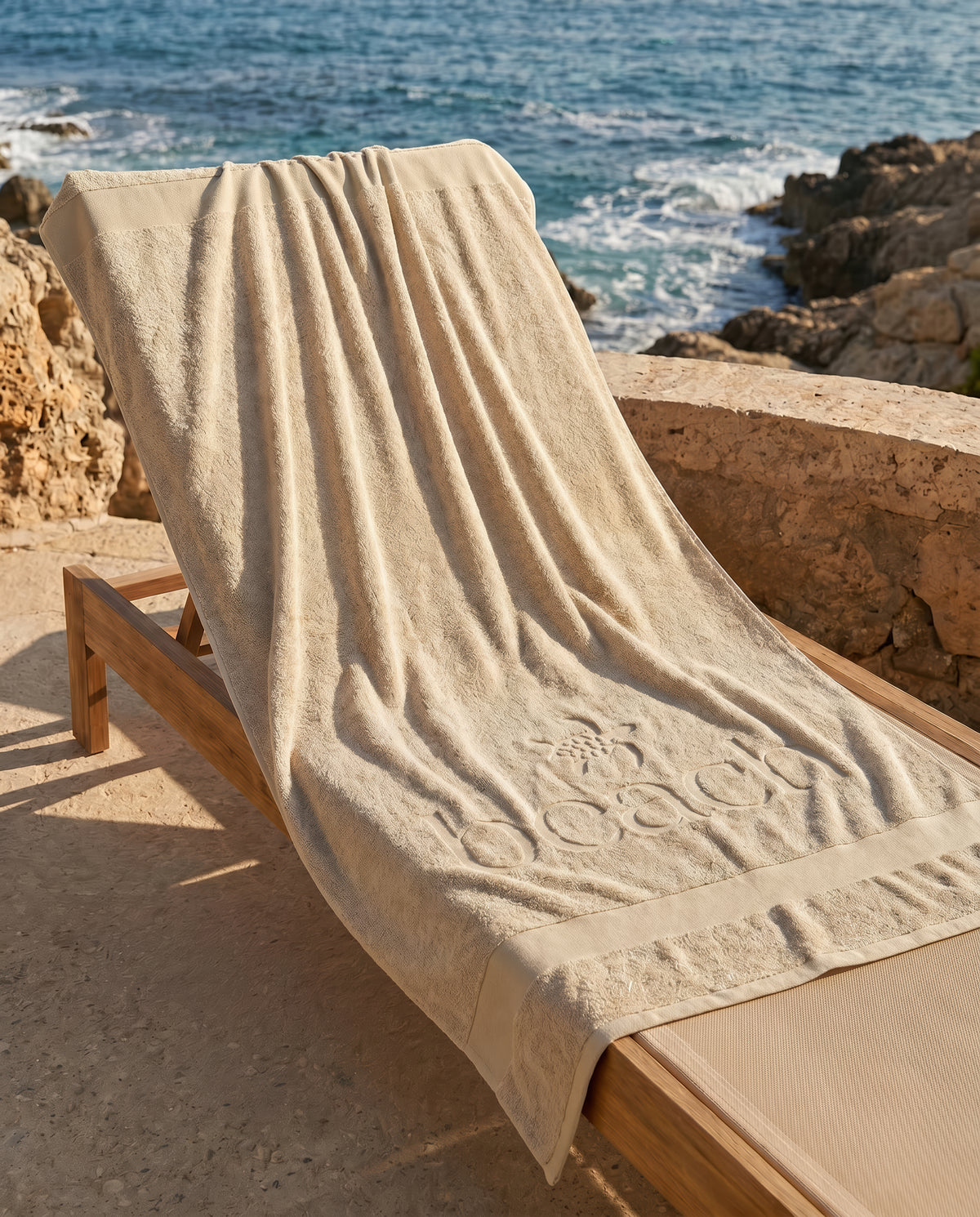 Zo Home strandlaken Turtle Beach Natural