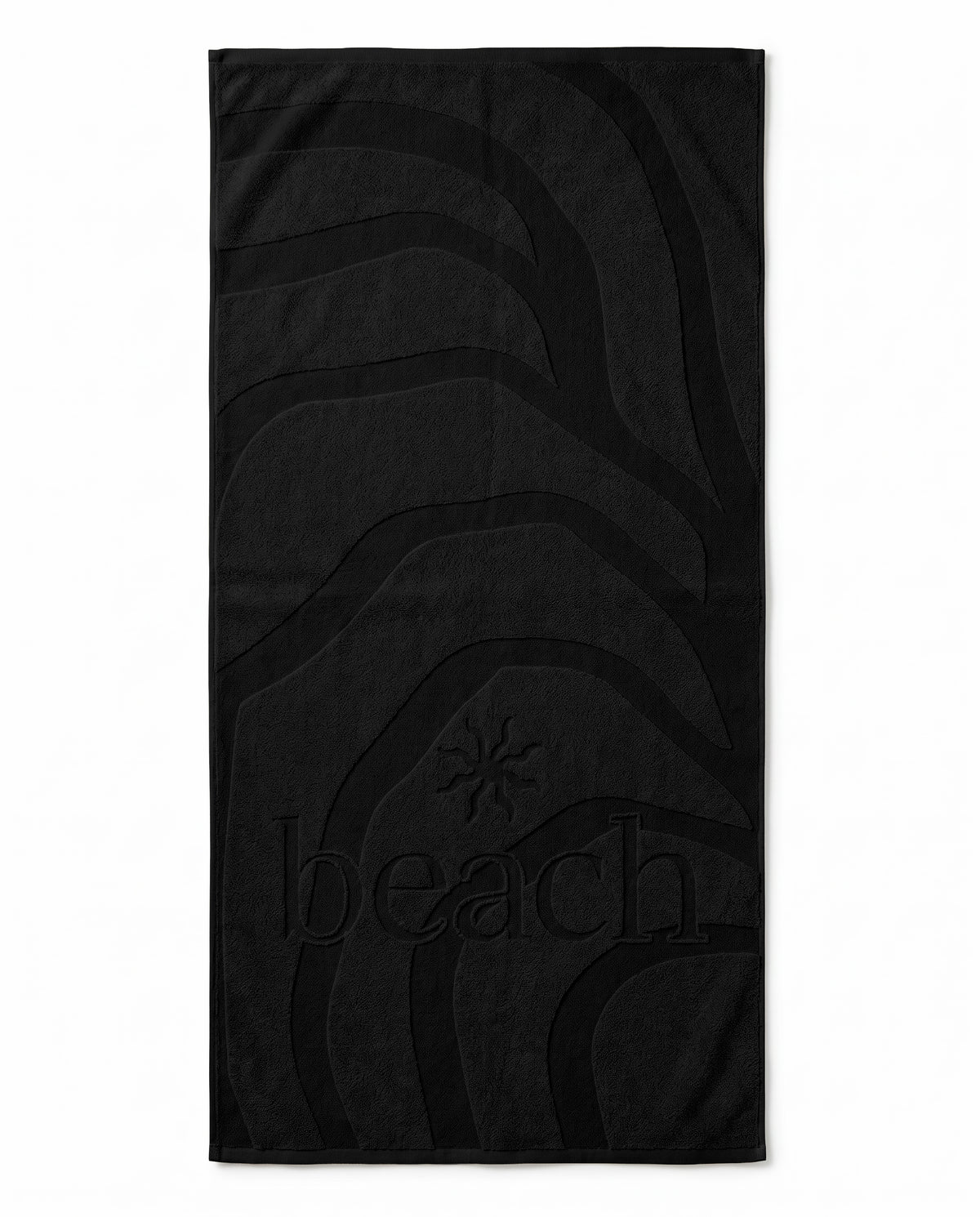 Zo Home strandlaken Lazy Beach Black