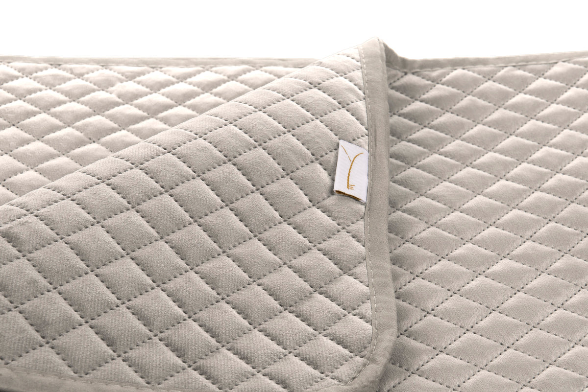 Yellow bedsprei Audrey Sand polyester
