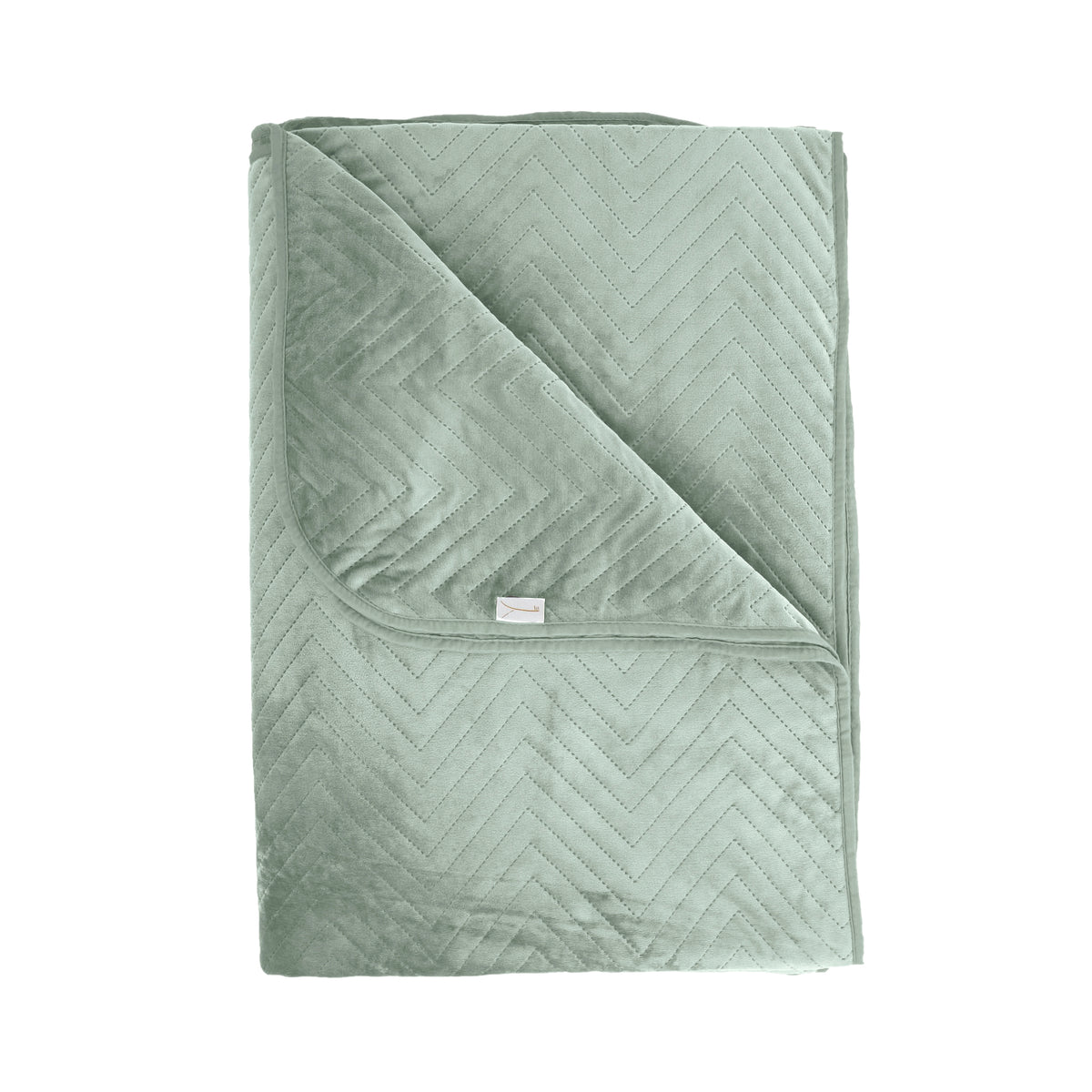 Yellow bedsprei Madeline Laurel Green polyester