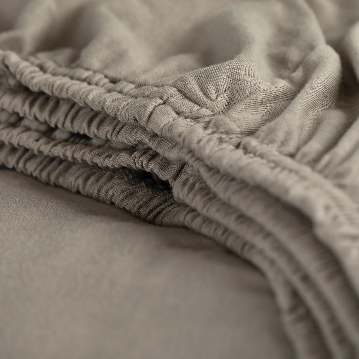 Cinderella hoeslaken jersey Hoge hoek taupe