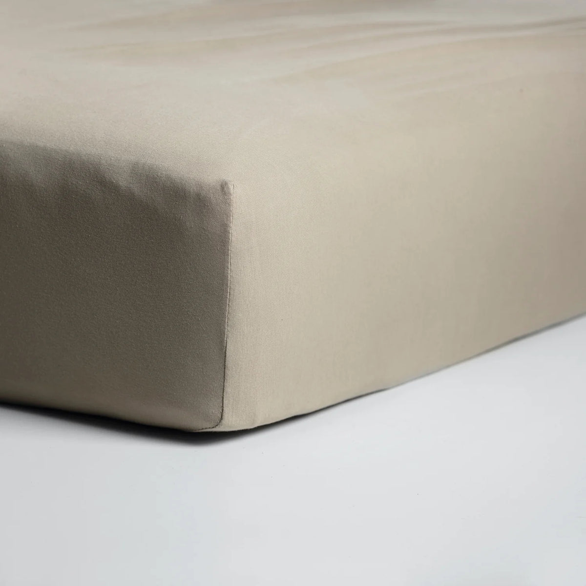 Cinderella hoeslaken jersey Hoge hoek taupe