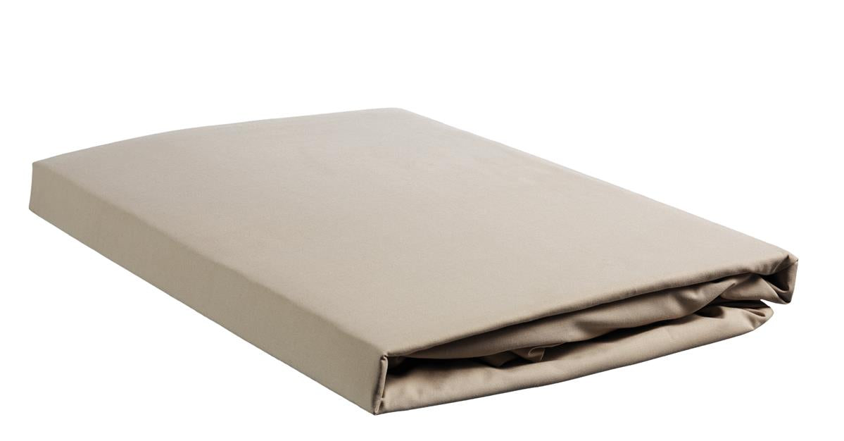 Ambiante Splittopper hoeslaken katoen taupe