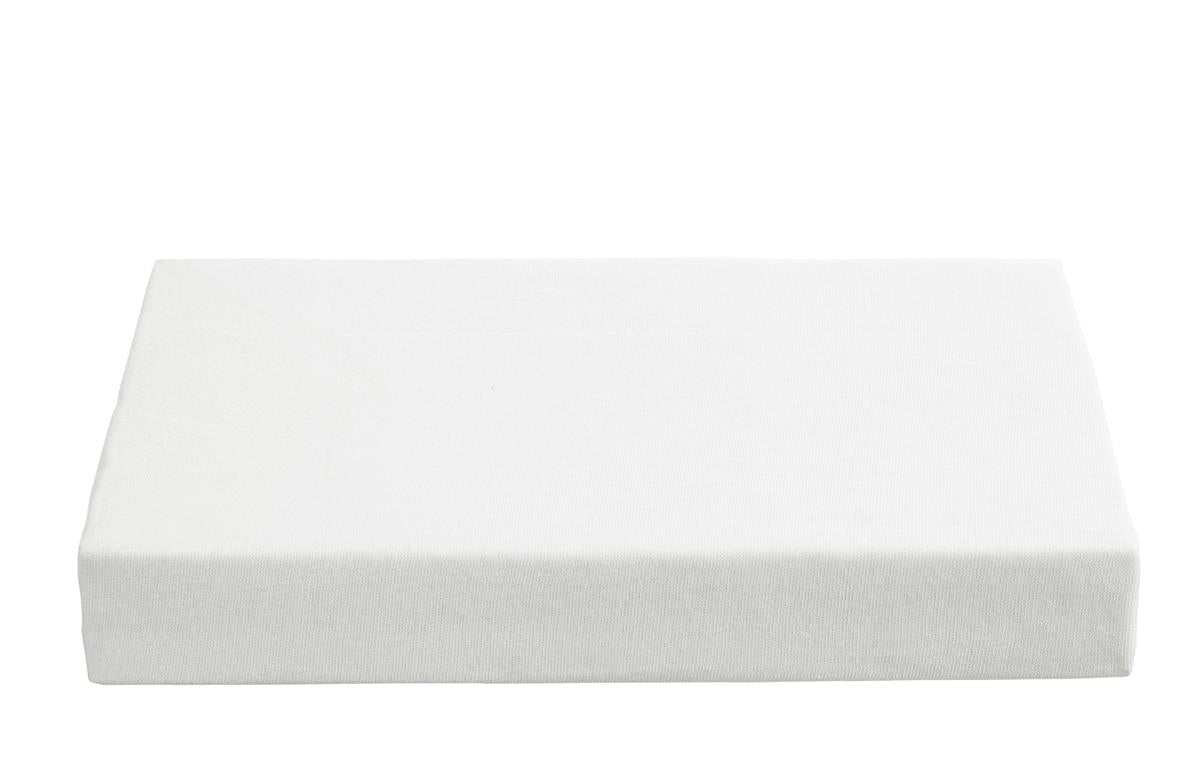 Ambiante Splittopper hoeslaken jersey wit
