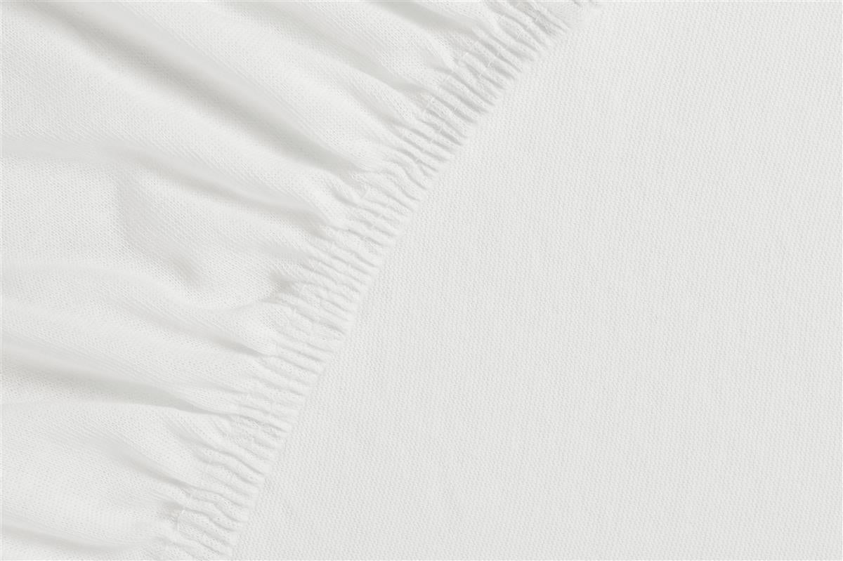 Ambiante Splittopper hoeslaken jersey wit