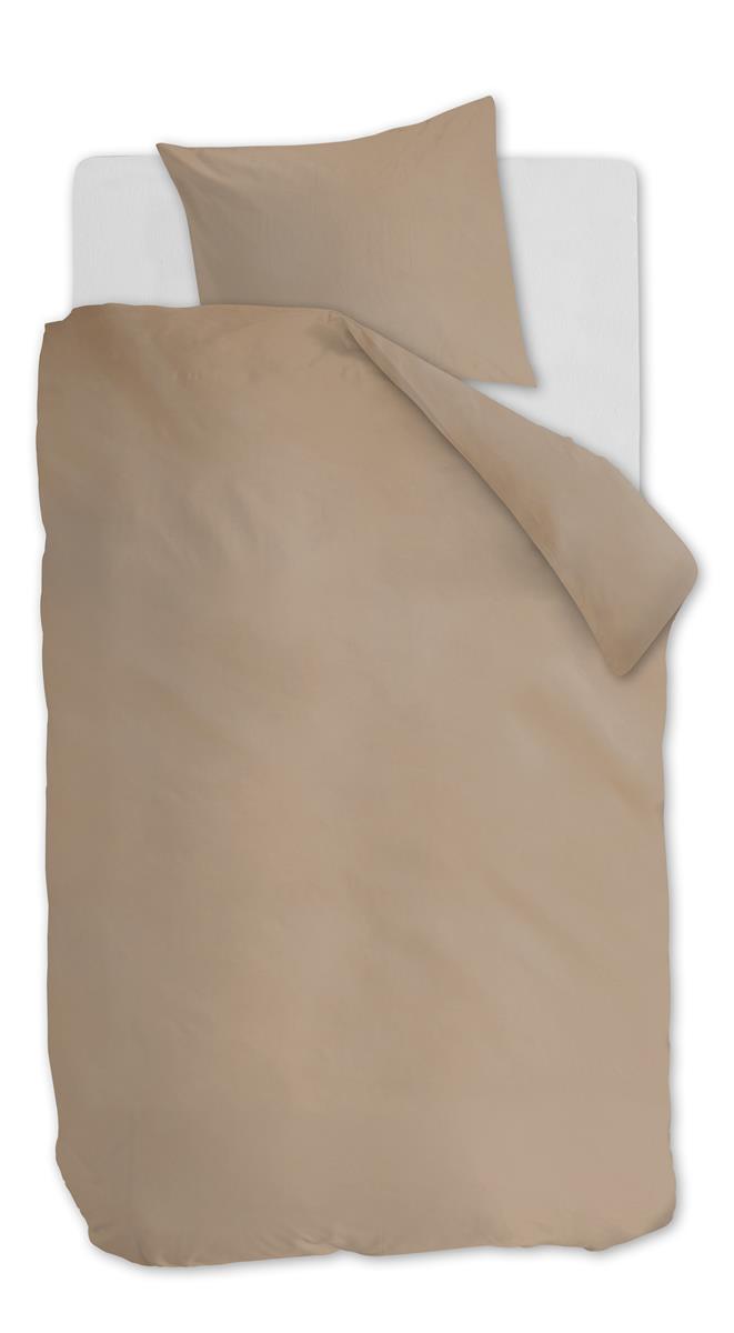 Ambiante dekbedovertrek katoen Cotton uni, Khaki