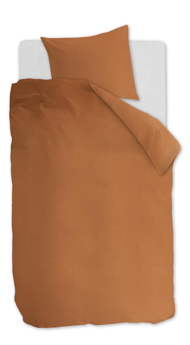 Ambiante dekbedovertrek katoen Cotton uni, Oranje