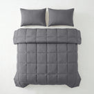 Primaviera Deluxe lazy dekbed percale antraciet