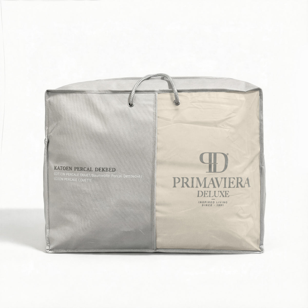 Primaviera Deluxe lazy dekbed percale beige