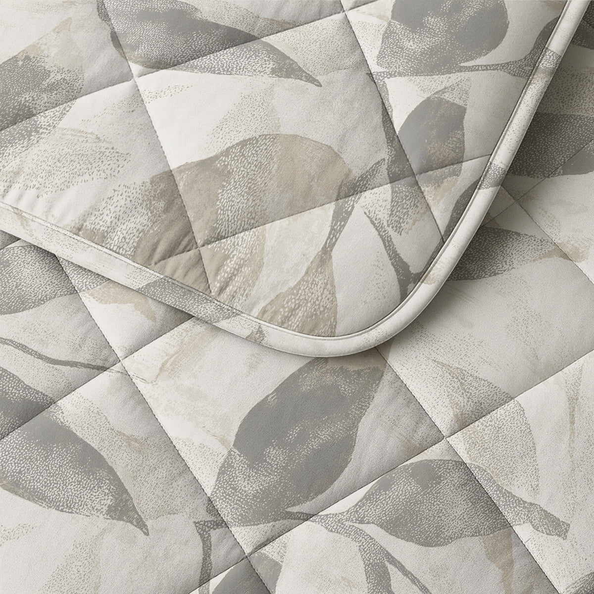Sleeptime lazy dekbed Katoen Misty Beige/Grijs