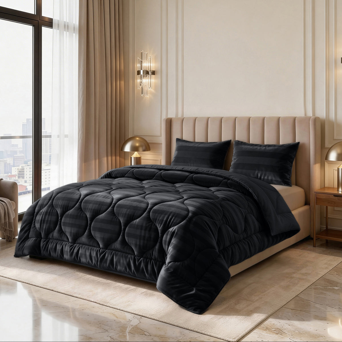 Sleeptime lazy dekbed Hotel Velvet Antraciet
