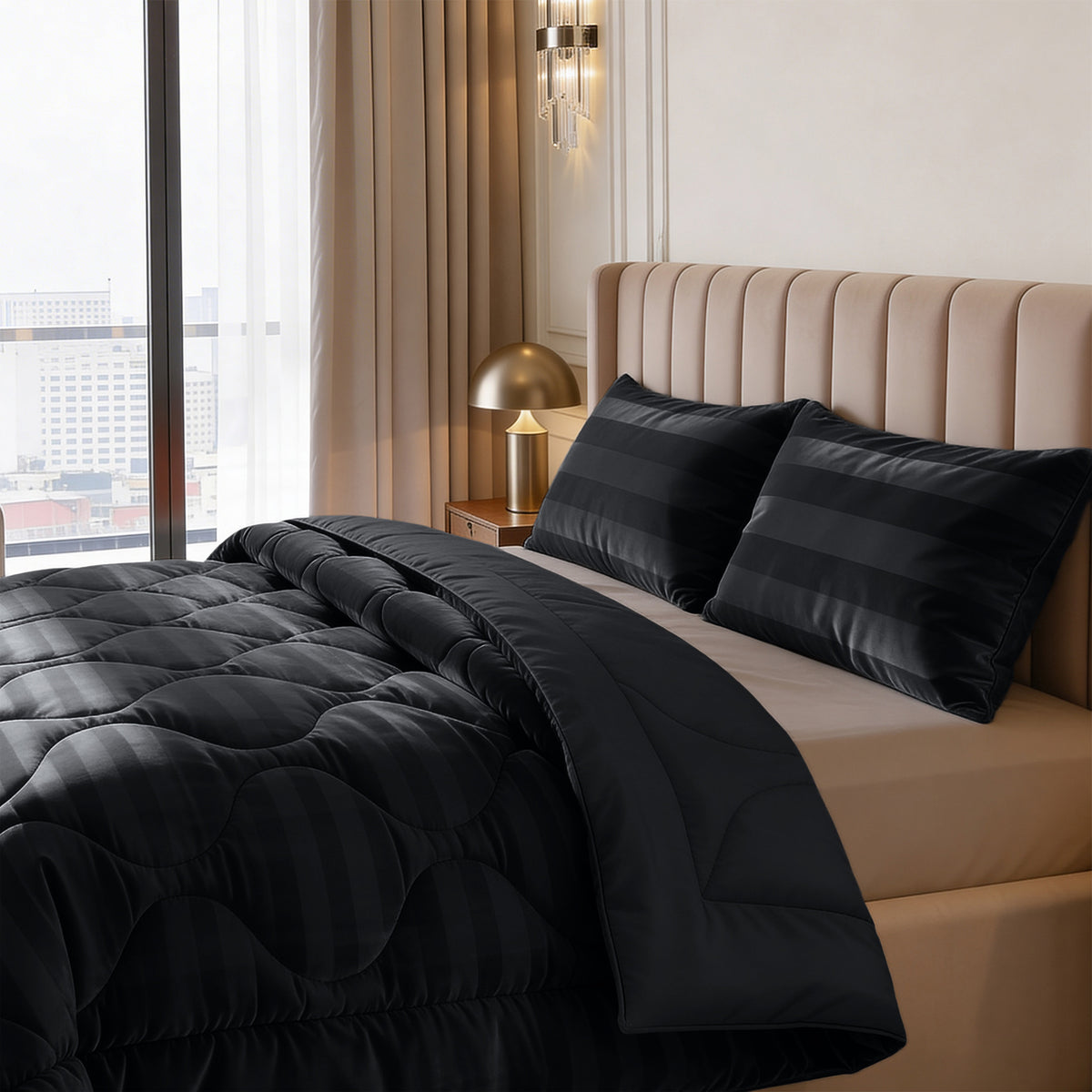 Sleeptime lazy dekbed Hotel Velvet Antraciet